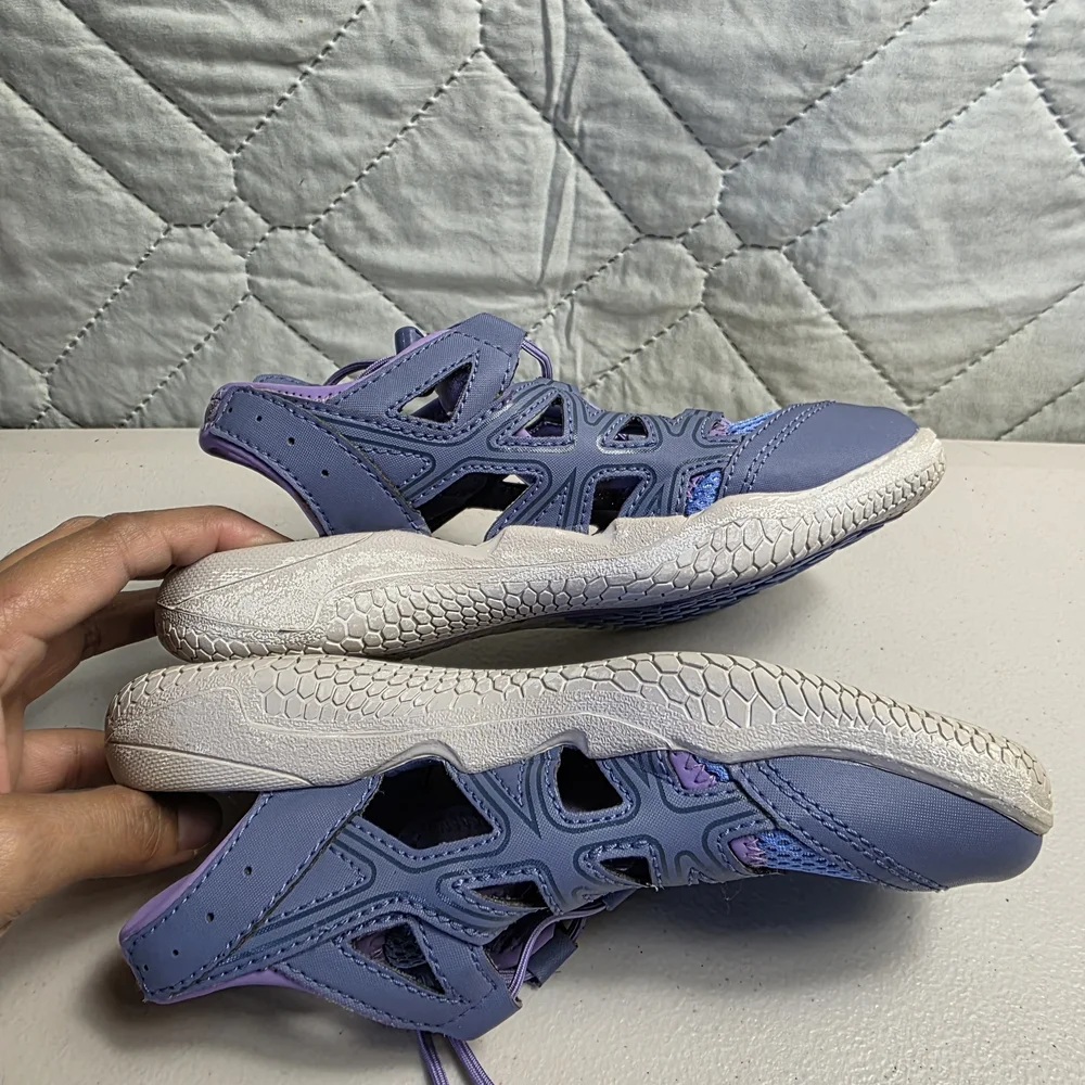 The North Face Kids Blue/Purple Sandal Sneakers Hiking Shoes Size 3